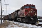 Eastbound grain train